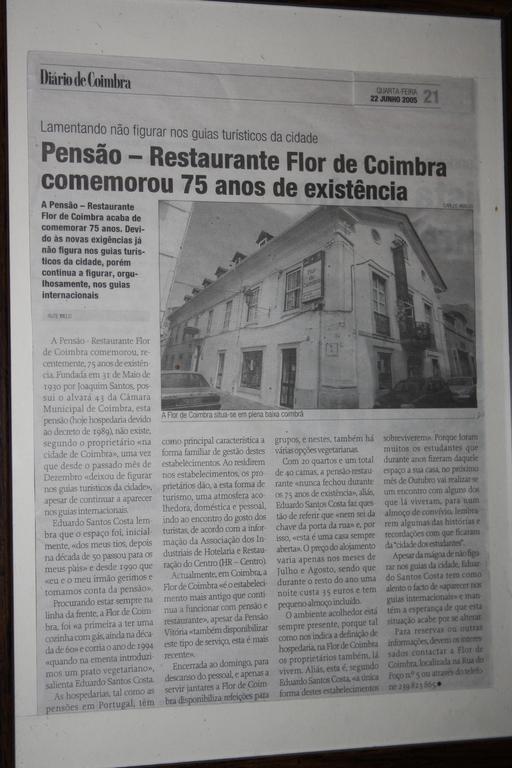 Hôtel Pensao Flor De Coïmbre Extérieur photo